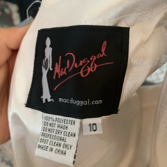 Mac Duggal Homecoming Floral Multicolor Cocktail Dress - Picture 10 of 15